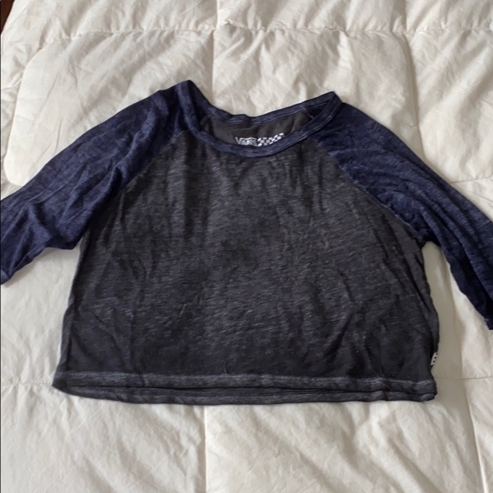 Cropped baseball tee